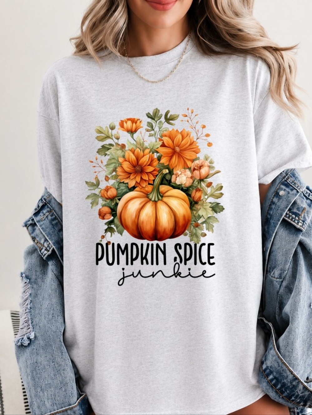 Pumpkin Spice Junkie, Fall Autumn Tee, Fall Graphic Tee
